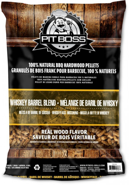 Pellettisekoitus Pitt Boss Whiskey Barrel Blend, 9kg