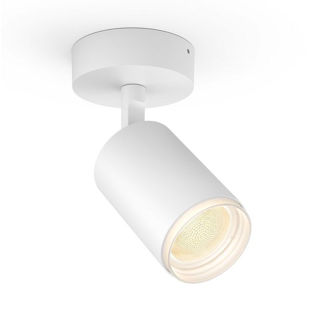 LED-spottivalaisin Philips Hue Fugato, bluetooth, 5.7W, IP20, GU10, Ø82x163mm, valkoinen