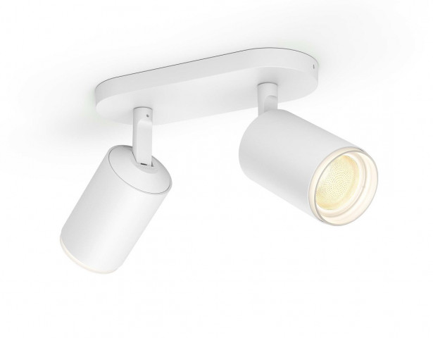 LED-spottivalaisin Philips Hue Fugato, bluetooth, 2x5.7W, IP20, GU10, 195x80x153mm, valkoinen