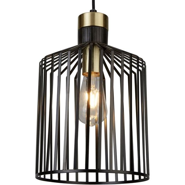 Riippuvalaisin Searchlight Cage 22,5cm musta