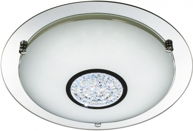 Plafondi Searchlight Cyrstal Flush LED 41cm 