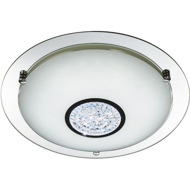 Plafondi Searchlight Cyrstal Flush LED 41cm 