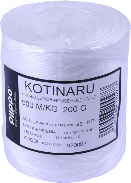 Kotinaru Piippo valkoinen, 200g, 180m