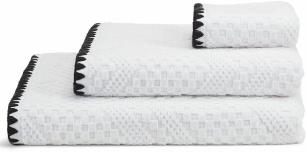 Pyyhe Sealskin Porto, 70x140cm, musta
