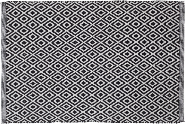 Kylpyhuonematto Sealskin Trellis, 60x90cm, musta