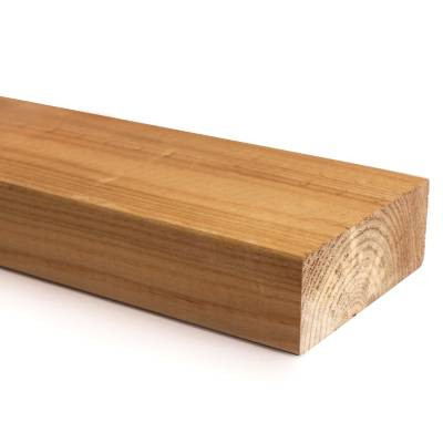 Kestopuu Oiva mänty, mitallistettu, 48x123mm, ruskea