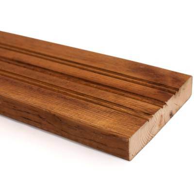 Kestopuu Oiva SHP mänty, 28x145mm, OM, urilla, ruskea