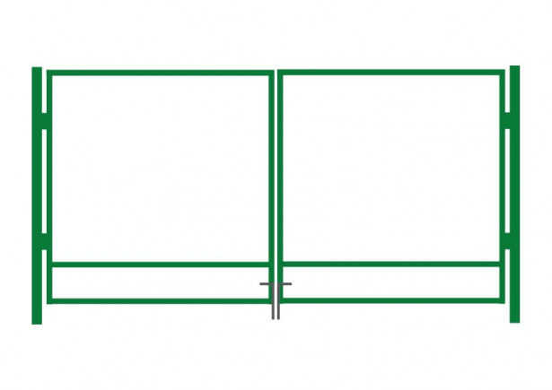 Autoportin runko AB Polar, korkeus 175cm, leveys 400cm