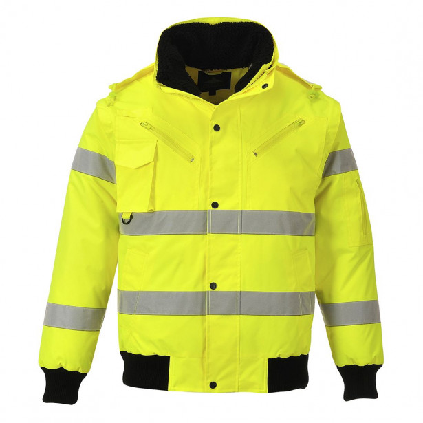 Bombertakki Portwest C467 Hi-Vis 300D, keltainen