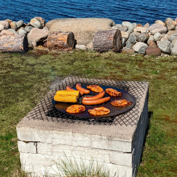 Paistotaso PP-Tuote Sepän terästä, 500 mm