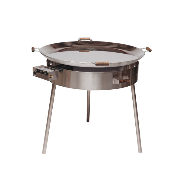 Paellasetti GrillSymbol PRO-960-INOX Ø 96 cm B-600 kaasupoltin säädinletkusetti teräs