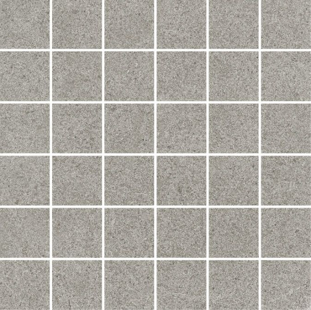 Mosaiikkilaatta Pukkila Landstone Grey, himmeä, sileä, 48x48mm