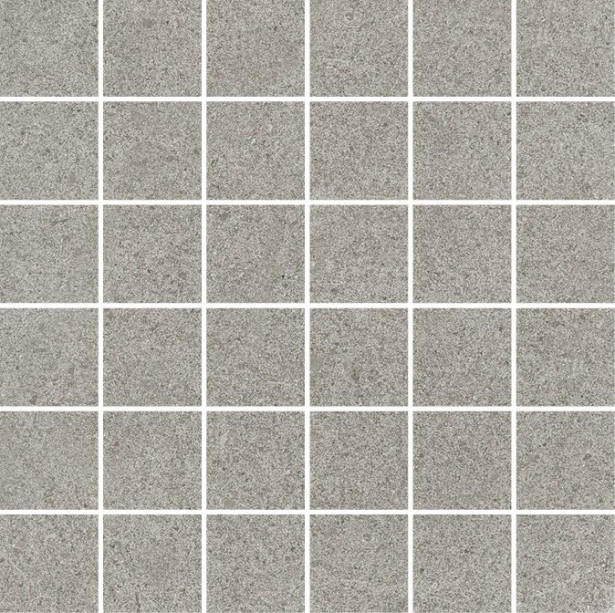 Mosaiikkilaatta Pukkila Landstone Grey, himmeä, sileä, 48x48mm