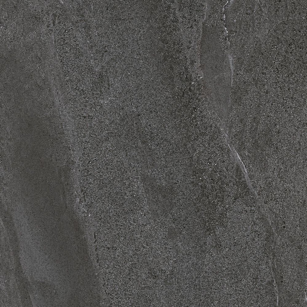 Lattialaatta Pukkila Landstone Anthracite, himmeä, sileä, 598x598mm