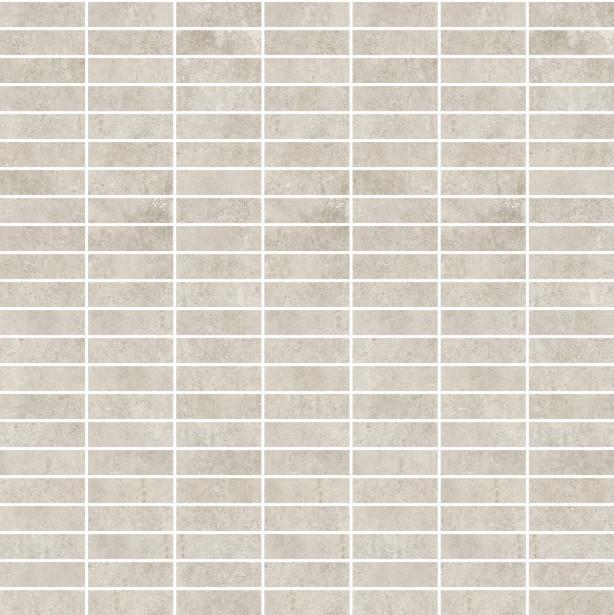 Mosaiikkilaatta Pukkila Stonemix White mattoncino, himmeä, sileä, 14x43mm