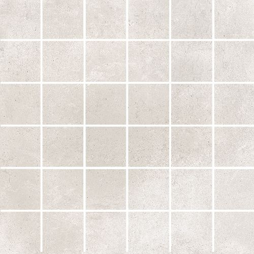 Mosaiikkilaatta Pukkila Europe White, himmeä, sileä, 50x50mm