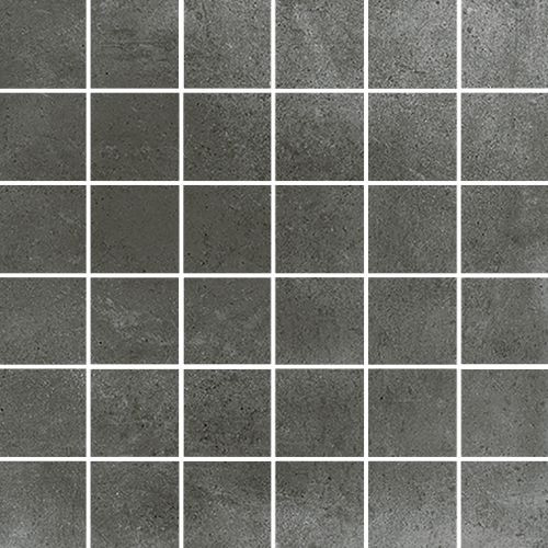 Mosaiikkilaatta Pukkila Europe Black, himmeä, sileä, 50x50mm