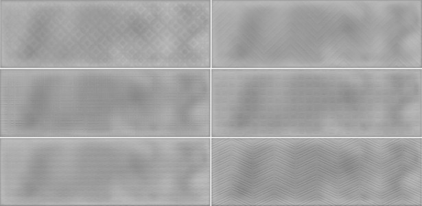 Kuviolaatta Pukkila Soho London fog grey, kiiltävä, struktuuri, 297x97mm