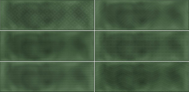 Kuviolaatta Pukkila Soho Green, himmeä, struktuuri, 297x97mm