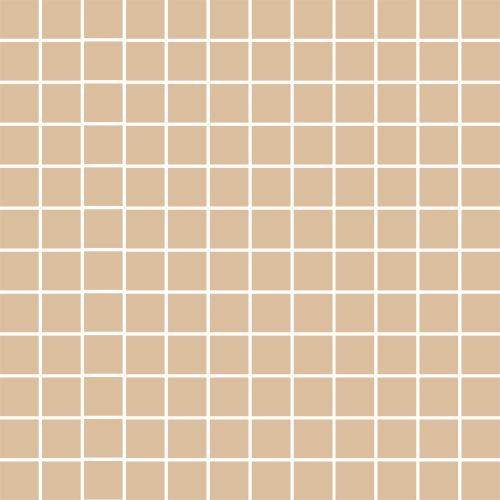 Mosaiikkilaatta Pukkila Mosaico Porcelanico Straw Yellow, himmeä, sileä, 25x25mm