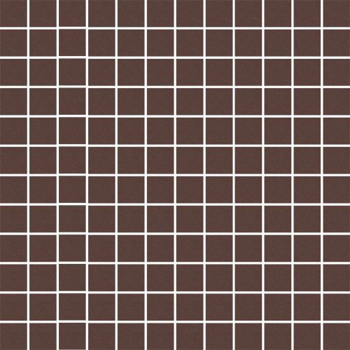 Mosaiikkilaatta Pukkila Mosaico Porcelanico Brown, himmeä, sileä, 25x25mm