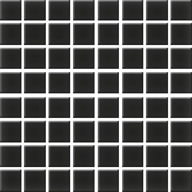 Mosaiikkilaatta Pukkila Nova Arquitectura Black, himmeä, sileä, 22x22mm