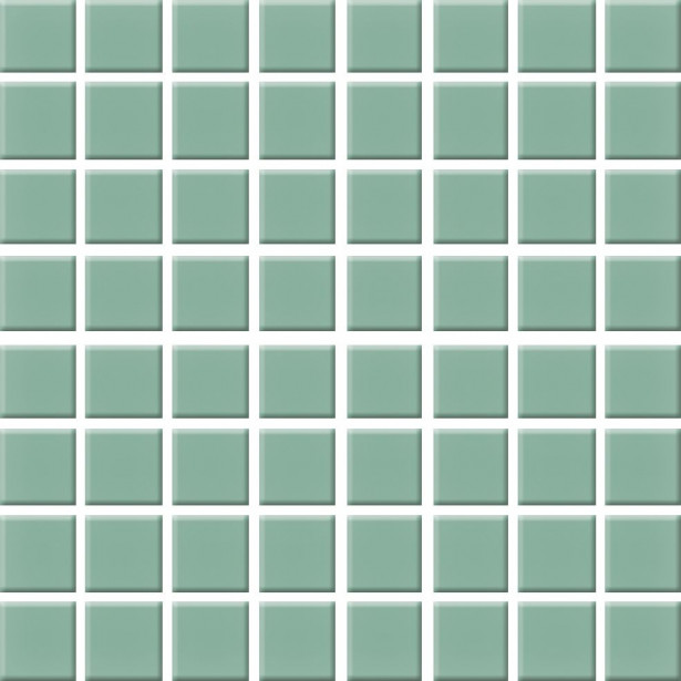 Mosaiikkilaatta Pukkila Color Sea Green, himmeä, sileä, 22x22mm