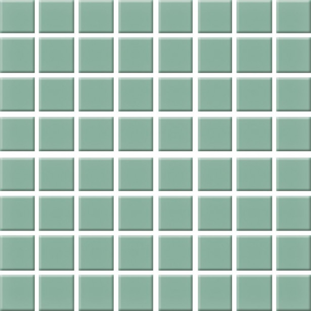 Mosaiikkilaatta Pukkila Color Sea Green, himmeä, sileä, 22x22mm