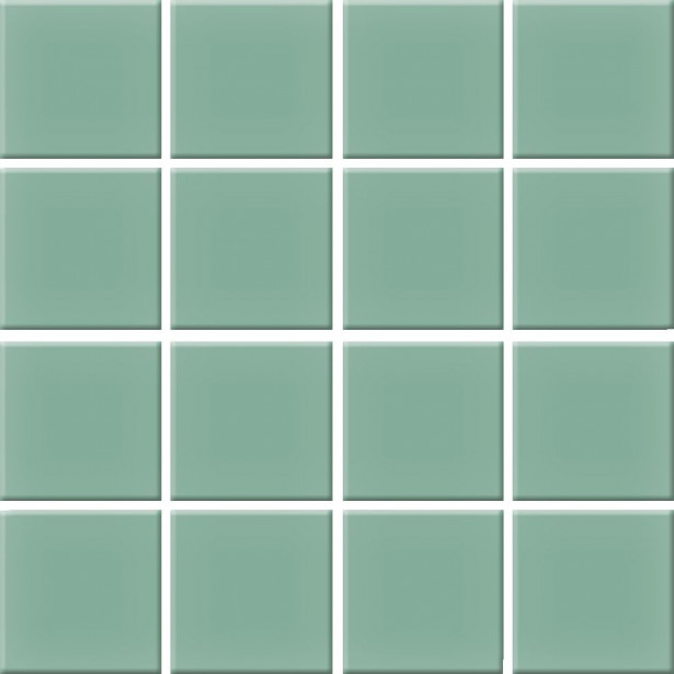 Mosaiikkilaatta Pukkila Color Sea Green, himmeä, sileä, 47x47mm