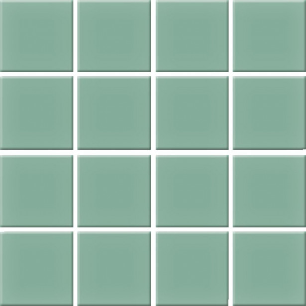 Mosaiikkilaatta Pukkila Color Sea Green, himmeä, sileä, 47x47mm