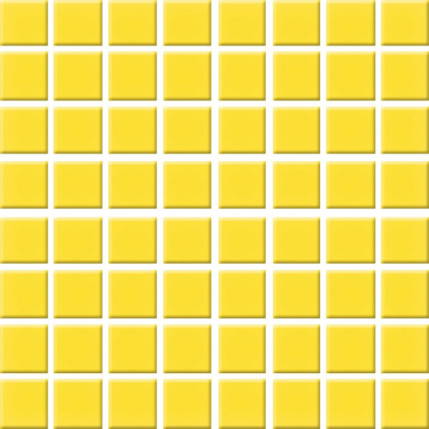 Mosaiikkilaatta Pukkila Nova Arquitectura Yellow, himmeä, sileä, 22x22mm