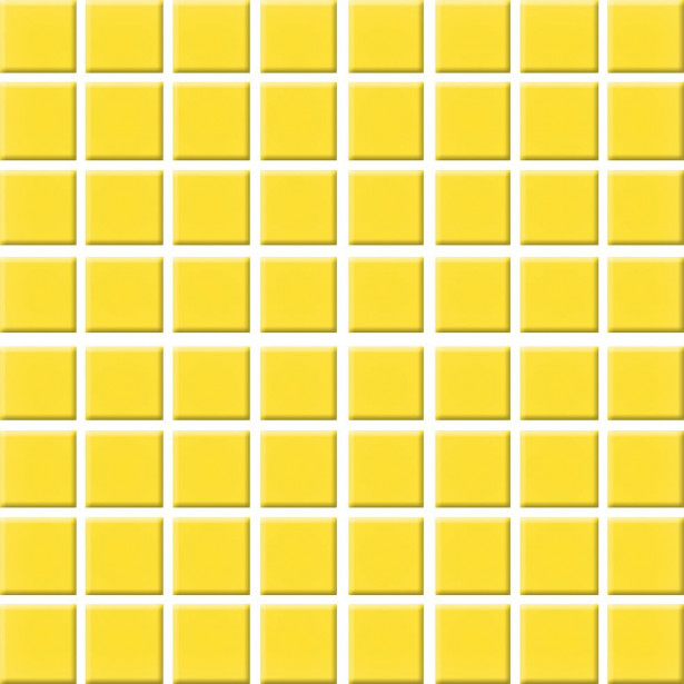 Mosaiikkilaatta Pukkila Color Yellow, himmeä, sileä, 22x22mm