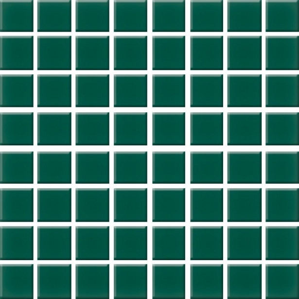 Mosaiikkilaatta Pukkila Color Victorian Green, himmeä, sileä, 22x22mm