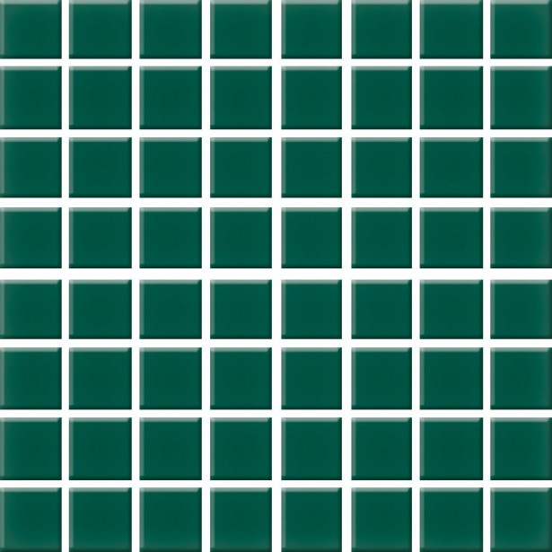 Mosaiikkilaatta Pukkila Color Victorian Green, himmeä, sileä, 22x22mm