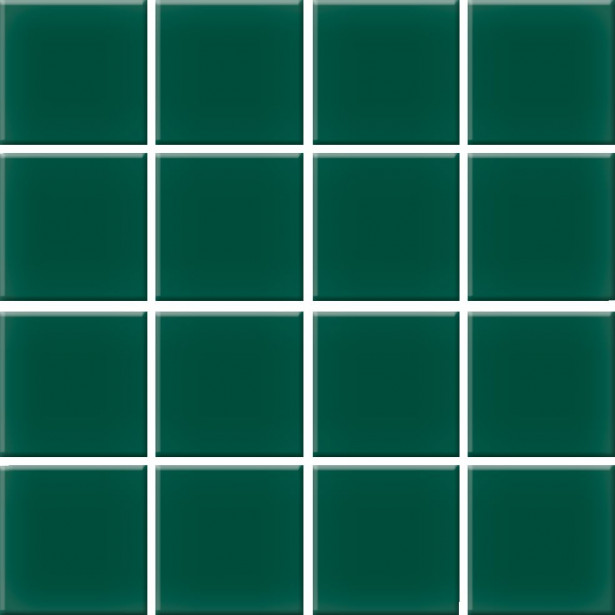 Mosaiikkilaatta Pukkila Color Victorian Green, himmeä, sileä, 47x47mm