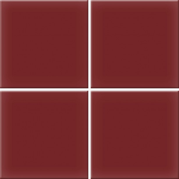 Mosaiikkilaatta Pukkila Color Burgundy, himmeä, sileä, 97x97mm