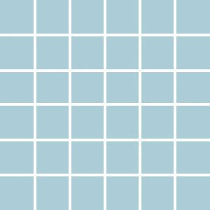 Mosaiikkilaatta Pukkila Pro Technic Color Pool Blue, kiiltävä, sileä, 47x47mm