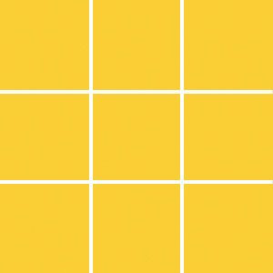 Lattialaatta Pukkila Pro Technic Color Yellow Matt, himmeä, sileä, 97x97mm