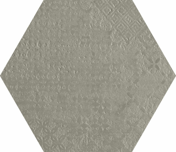 Lattialaatta Pukkila Essence Hexagon Cinza Claro, puolikiiltävä, struktuuri, 29x251mm