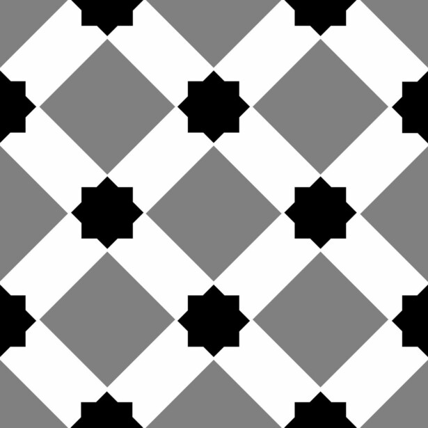Lattialaatta Pukkila Retromix Cold Star Medium, himmeä, sileä, 147x147mm