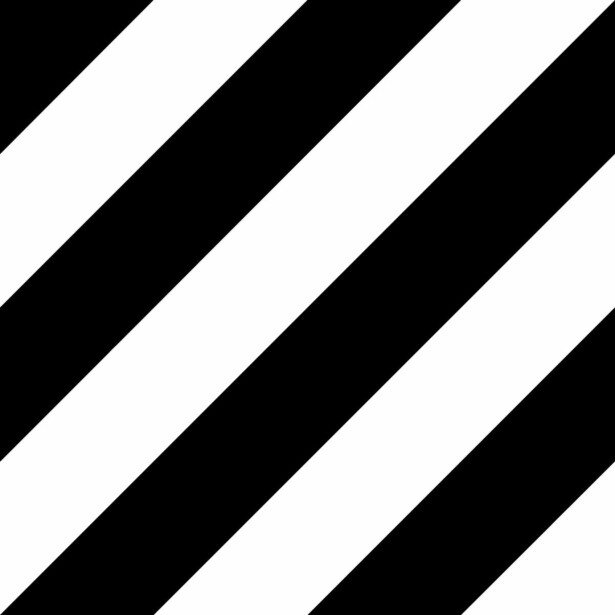 Lattialaatta Pukkila Retromix Black & White Line Medium, himmeä, sileä, 147x147mm