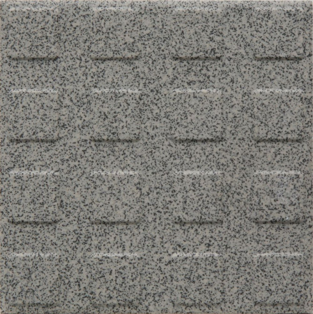 Lattialaatta Pukkila Natura Speckled Grey, himmeä, struktuuri, neliönasta, 96x96mm