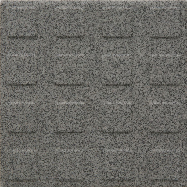 Lattialaatta Pukkila Natura Granite Grey, himmeä, struktuuri, neliönasta, 96x96mm