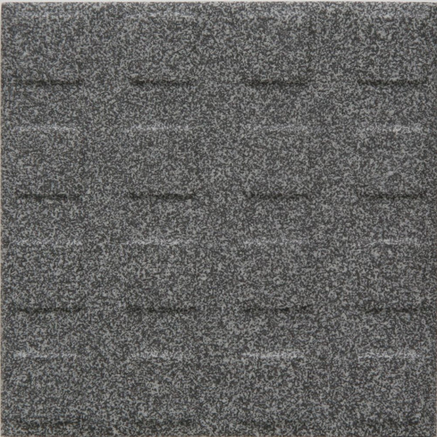 Lattialaatta Pukkila Natura Speckled Black-White, himmeä, struktuuri, neliönasta, 96x96mm