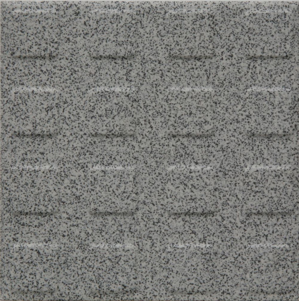 Lattialaatta Pukkila Natura Speckled White, himmeä, struktuuri, neliönasta, 96x96mm