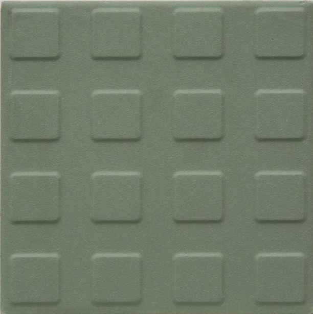 Lattialaatta Pukkila Natura Vihreä, himmeä, struktuuri, neliönasta, 96x96mm