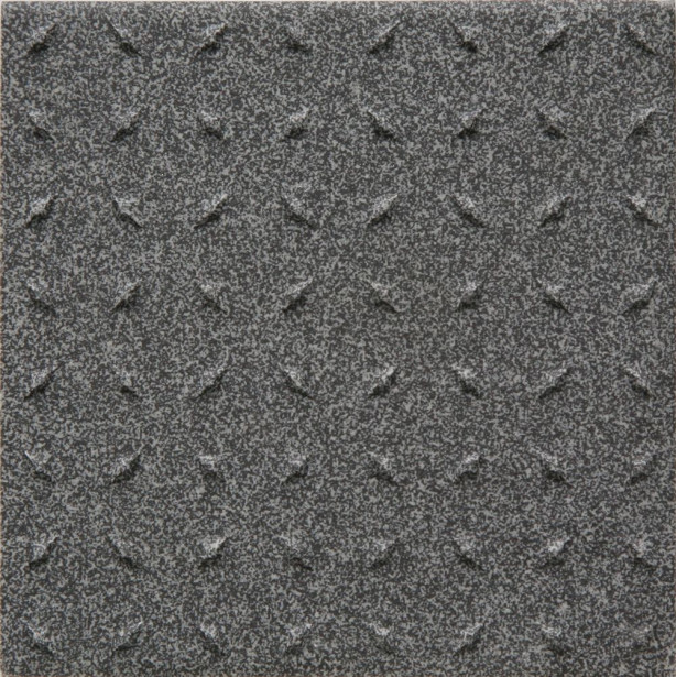 Lattialaatta Pukkila Natura Speckled Black-White, himmeä, struktuuri, dd, 96x96mm