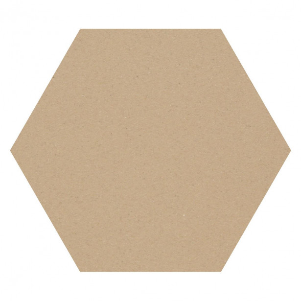 Lattialaatta Pukkila Natura 6-kulmainen Tumma Beige, himmeä, sileä, 115x100mm