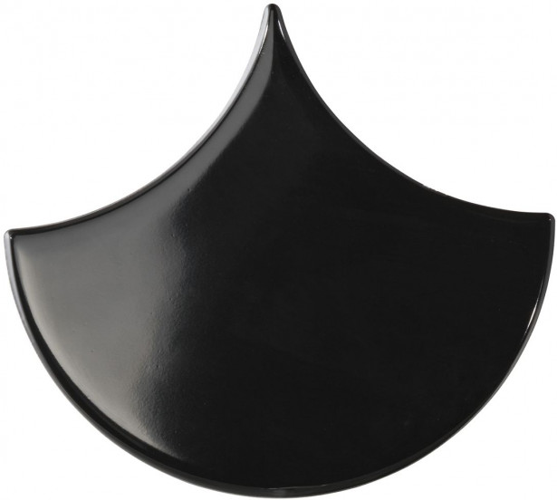 Seinälaatta Pukkila Scales Preto, kiiltävä, sileä, 150x135mm