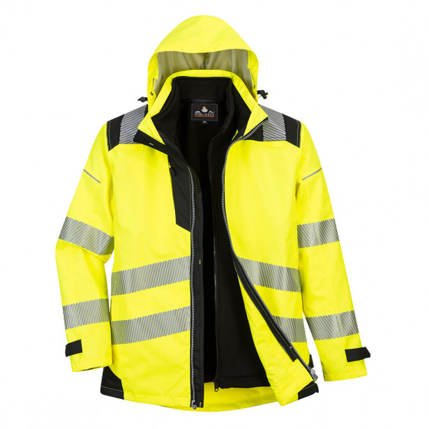 Huomiotakki Portwest PW365 Hi-Vis 3-in-1, eri värejä